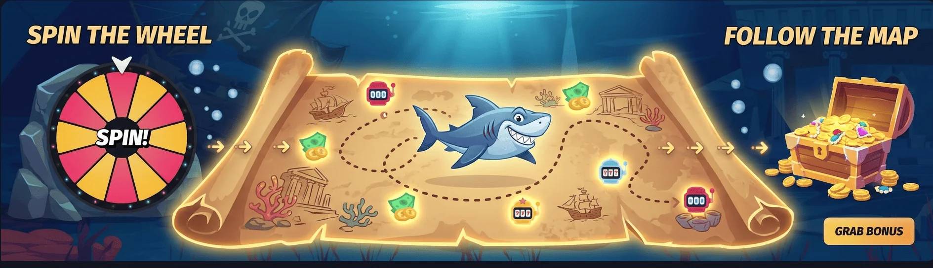 Image promotionnelle du hall des jeux de casino Winshark Canada